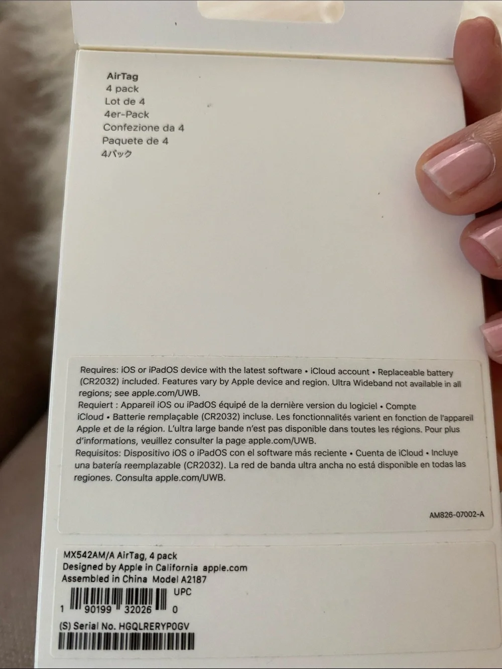 🍎Apple AirTag 4 Pack White NWT 1st Generation 📲📞🤳🍎
